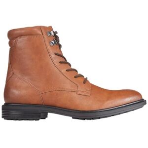 Alfani Men's Brown Lace-Up Boots Size 8M Casual Round Toe Boots